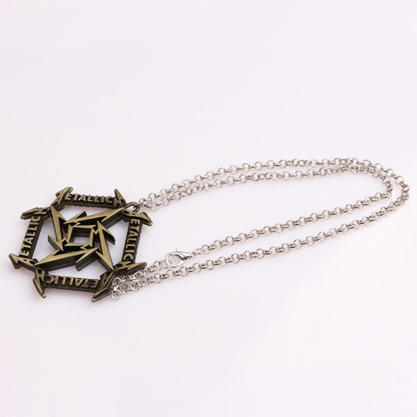 MET Band Retro Alloy Pendant Necklace - MAITM DROP050