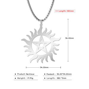 Supernatural Stainless Steel Pendant Necklace - MAITM DROP051