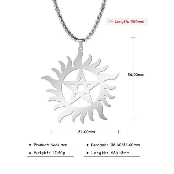 Supernatural Stainless Steel Pendant Necklace - MAITM DROP051