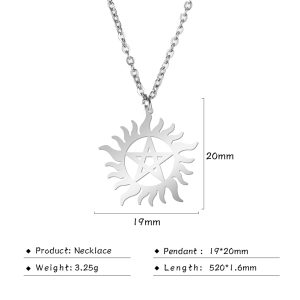 Supernatural Stainless Steel Pendant Necklace - MAITM DROP051