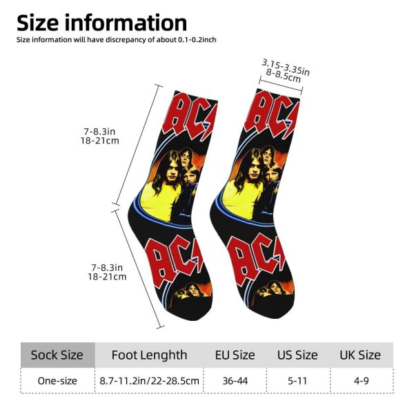 Rock Music 3D High Crew Socks - MAITM DROP036