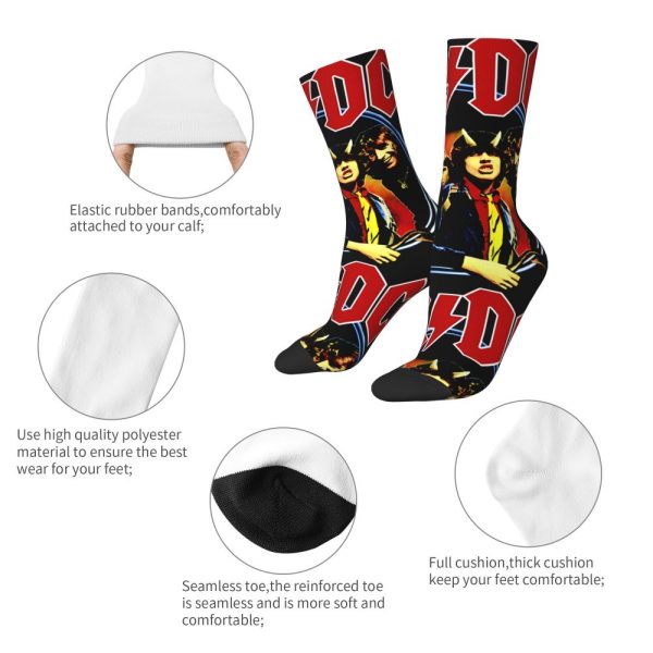 Rock Music 3D High Crew Socks - MAITM DROP036