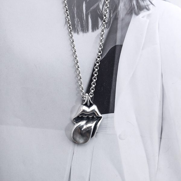 The Rolling Stones Punk Tongue Pendant Necklace - MAITM DROP043
