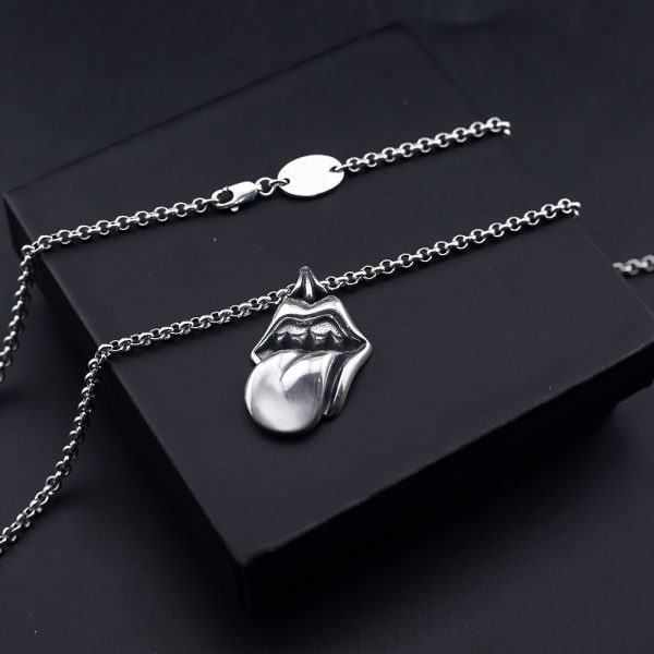 The Rolling Stones Punk Tongue Pendant Necklace - MAITM DROP043