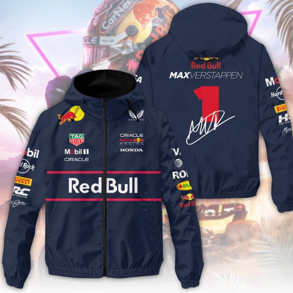 MV1 x Red Bull Racing F1 3D Windbreaker Jacket - HOATT 8406