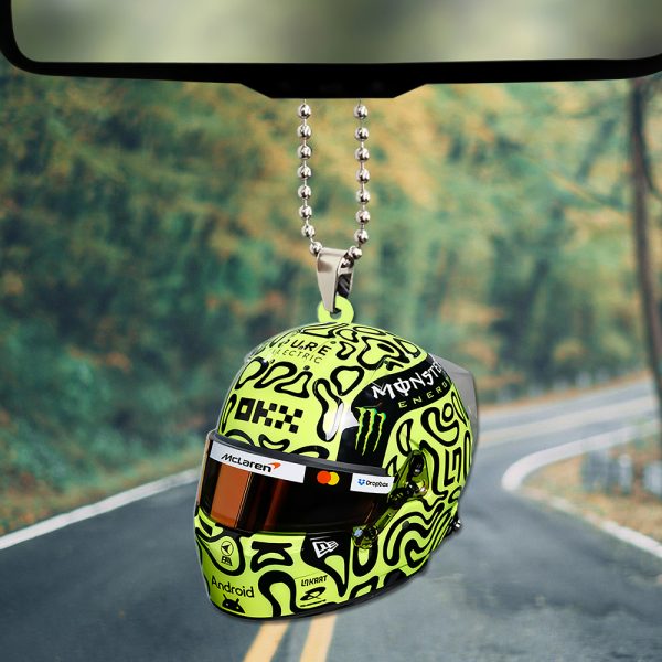 McLaren x Lando Norris Custom Shape 2-sided Acrylic Car Ornament – TANTN 11150