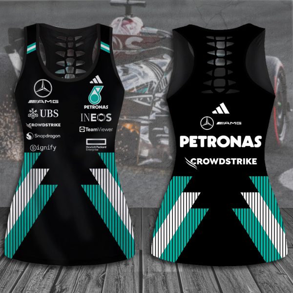 Mercedes-AMG Petronas F1 Hollow Tank Top Leggings - HOATT 8305