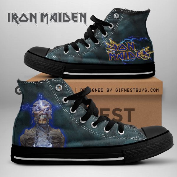 IRMA Band High Top Canvas Shoes - NGHIAVT 1718