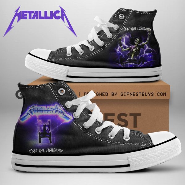 MET Band High Top Canvas Shoes - NGHIAVT 1722