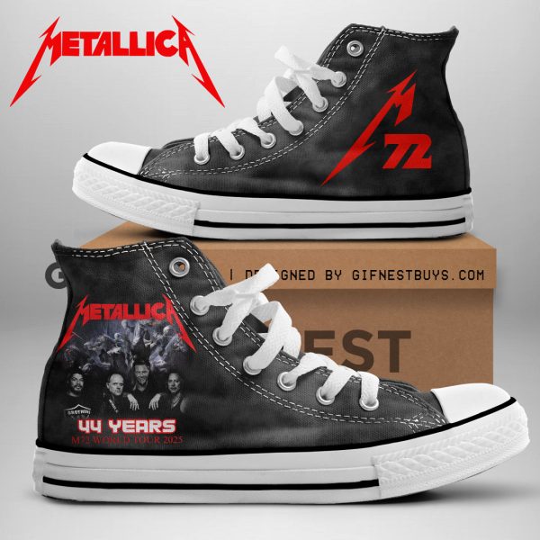 MET Band High Top Canvas Shoes - NGHIAVT 1731