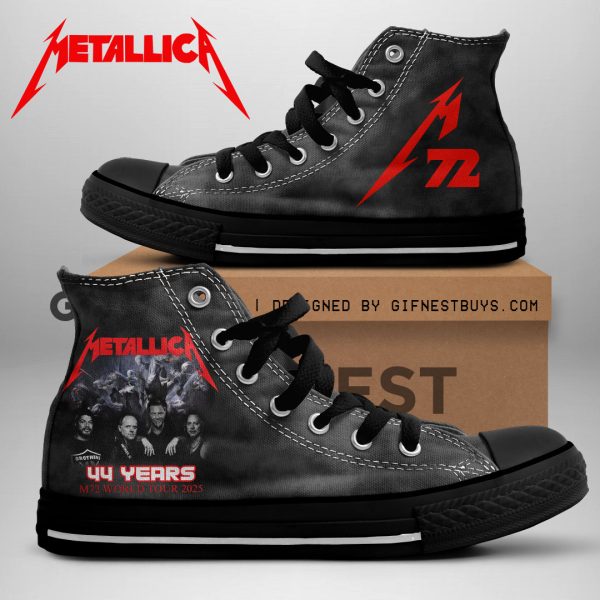 MET Band High Top Canvas Shoes - NGHIAVT 1731