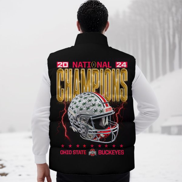 Ohio State Buckeyes Football 3D Down Vest - MAITM 9928