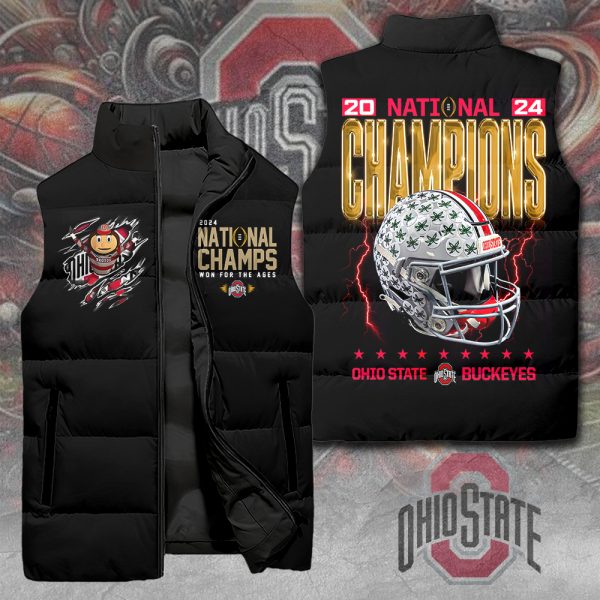 Ohio State Buckeyes Football 3D Down Vest - MAITM 9928