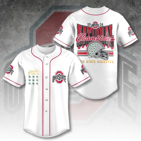Ohio State Buckeyes Football Baseball Jersey - HOATT 8459