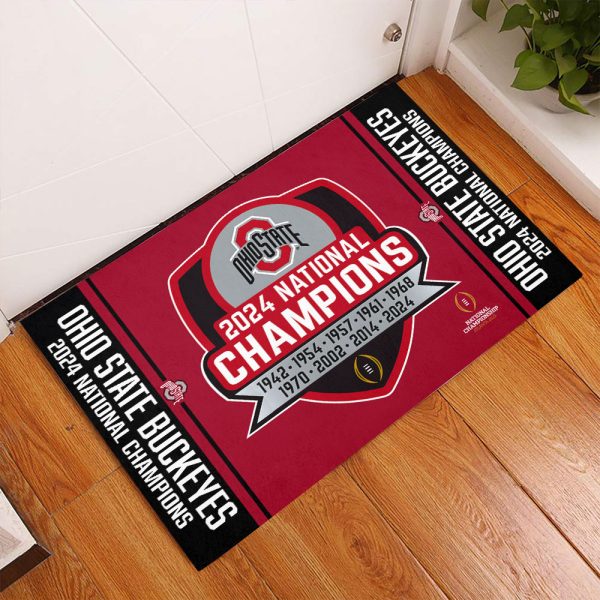 Ohio State Buckeyes Football Foldable Doormat - MAITM 9888.1