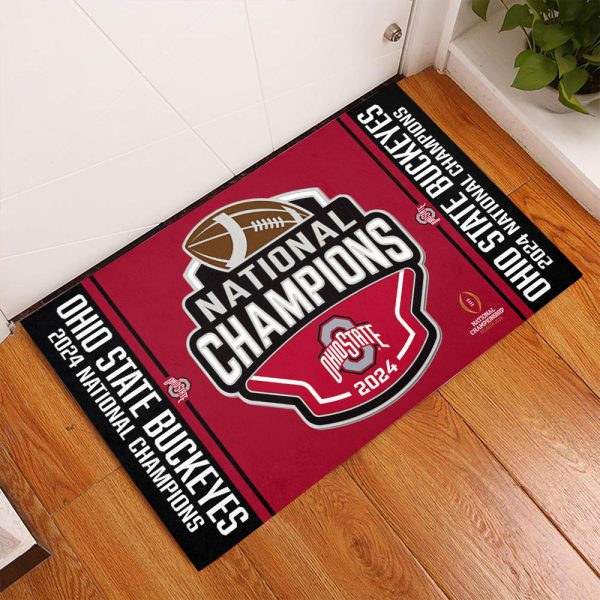 Ohio State Buckeyes Football Foldable Doormat - MAITM 9909