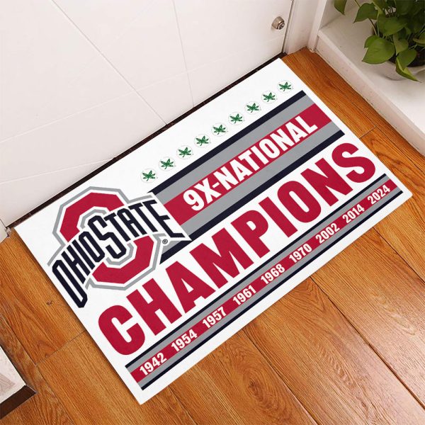 Ohio State Buckeyes Football Foldable Doormat - MAITM 9910