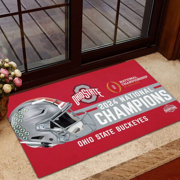 Ohio State Buckeyes Football Foldable Doormat - MAITM 9969