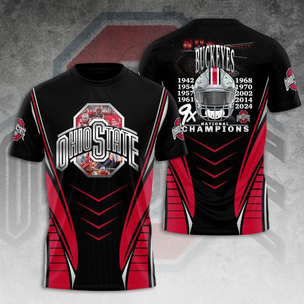 Ohio State Buckeyes Football 3D Apparel - HOATT 8789