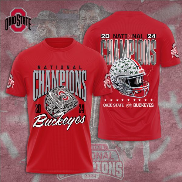 Ohio State Buckeyes Football 3D Apparel - TANTN 11101