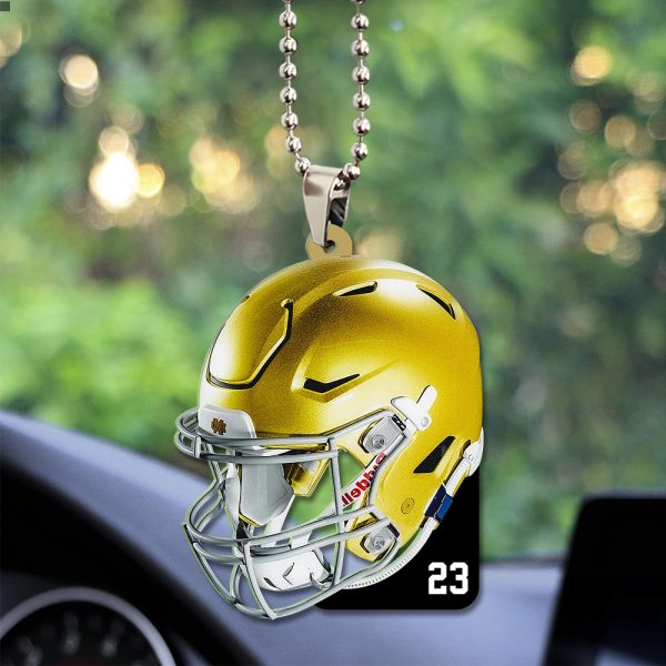 Ohio State Buckeyes Football Custom Shape 2-sided Acrylic Car Ornament - GNE 2665