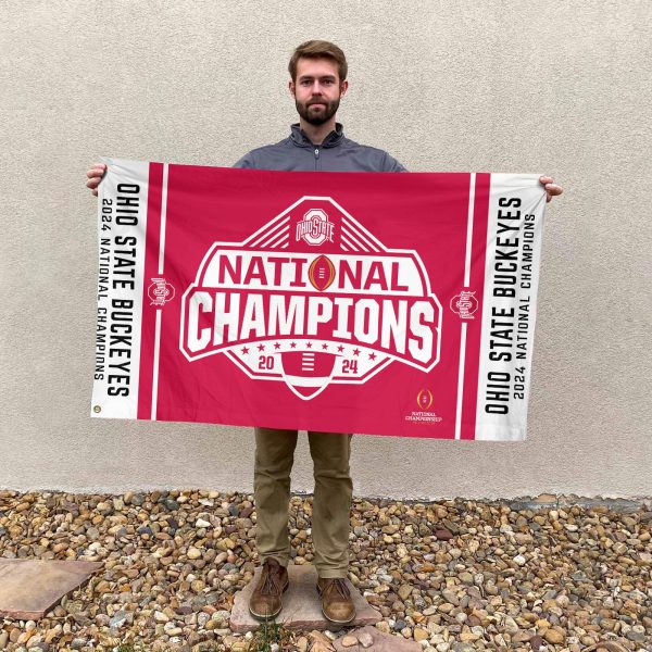 Ohio State Buckeyes Football 3D House Flag - TANTN 10954