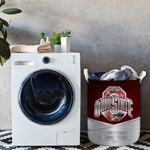Personalized Ohio State Buckeyes Football Laundry Basket – HOATT 8726