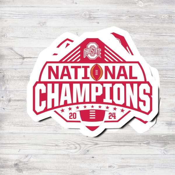 Ohio State Buckeyes Football 3D Sticker - GNE 2667