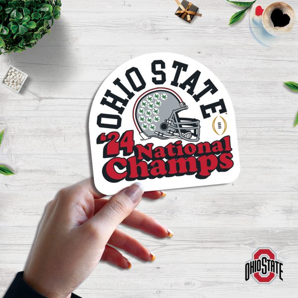 Ohio State Buckeyes Football 3D Sticker - GNE 2669