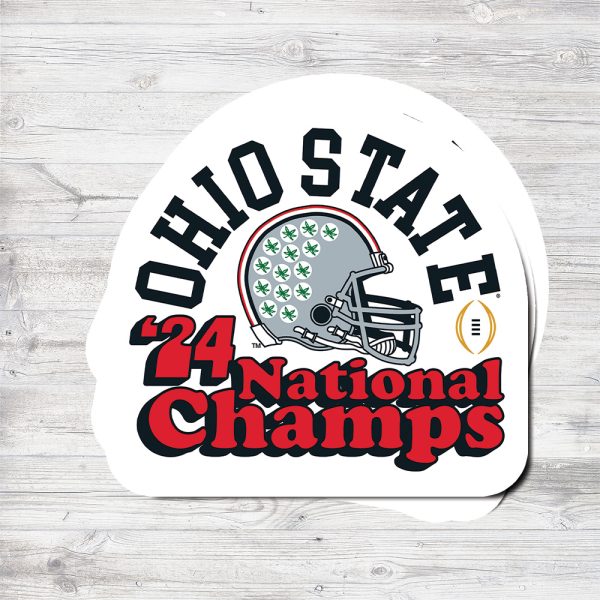 Ohio State Buckeyes Football 3D Sticker - GNE 2669