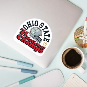 Ohio State Buckeyes Football 3D Sticker - GNE 2669