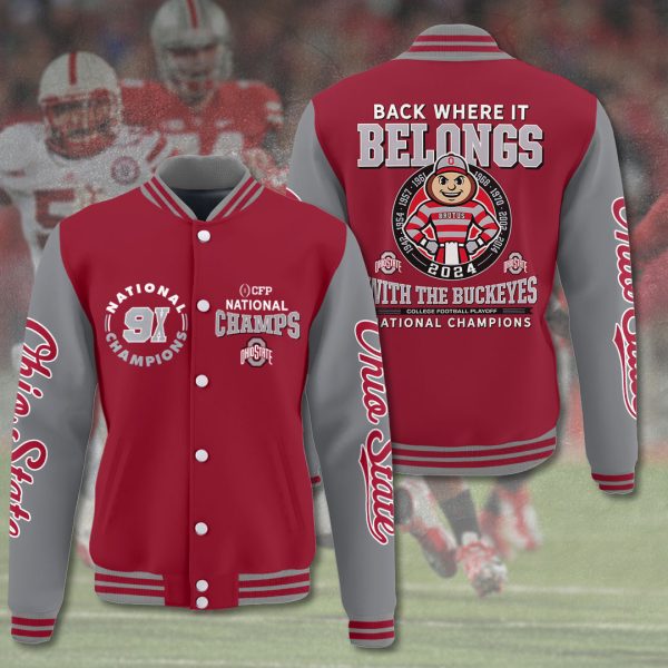 Ohio State Buckeyes Football Varsity Jacket - HOATT 8407