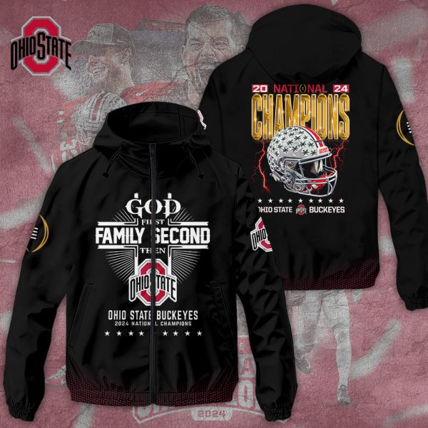 Ohio State Buckeyes Football 3D Windbreaker Jacket - GNE 2760