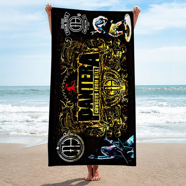 Pantera Rectangle Beach Towel - MAITM 10074