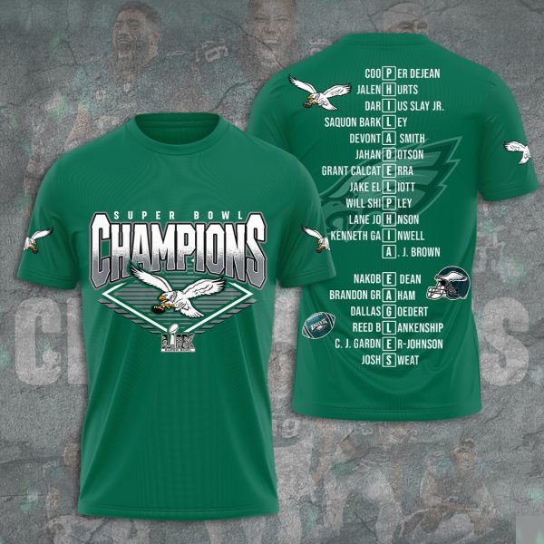 Philadelphia Eagles 3D Apparel - TANTN 11172