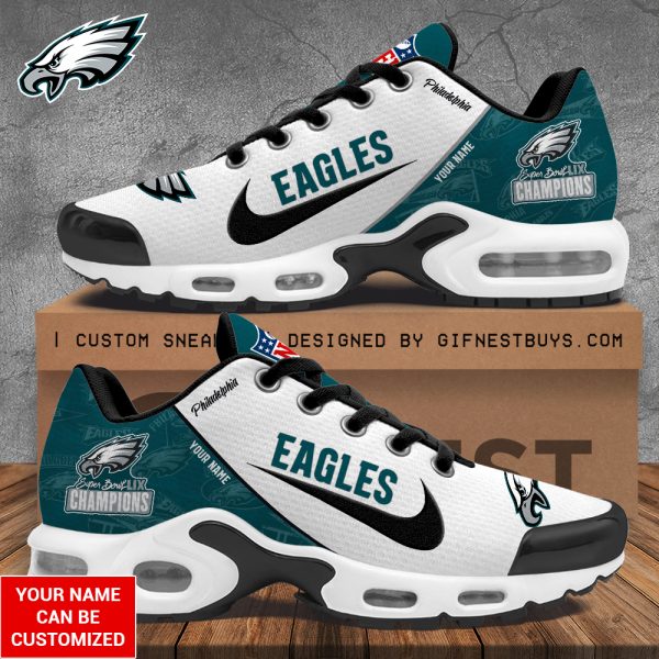 Personalized Philadelphia Eagles Air Max Shoes - TANTN 10896