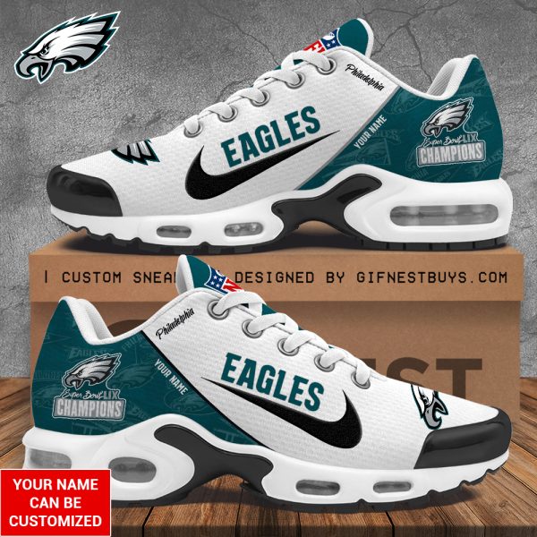 Personalized Philadelphia Eagles Air Max Shoes - TANTN 10896