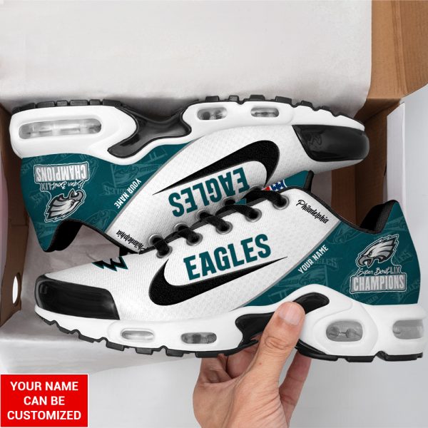 Personalized Philadelphia Eagles Air Max Shoes - TANTN 10896
