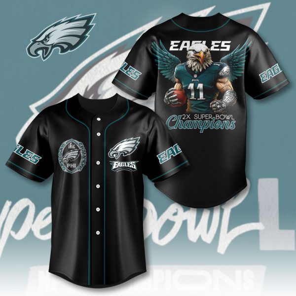 Philadelphia Eagles Baseball Jersey - HOATT 8894