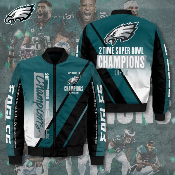 Philadelphia Eagles 3D Bomber Jacket - TANTN 11067