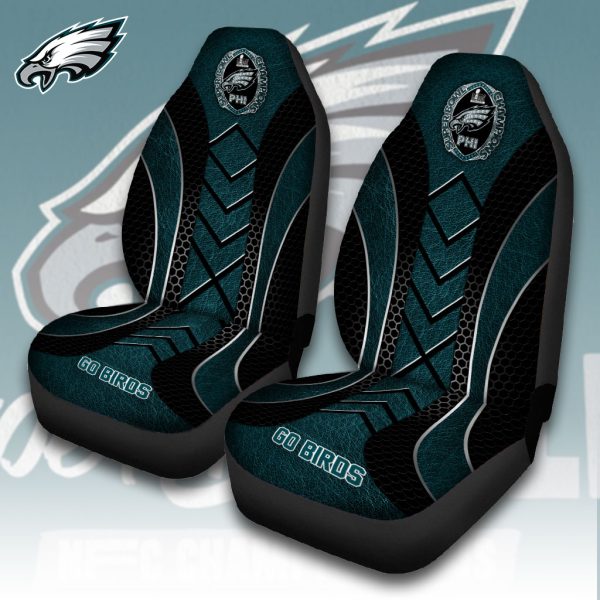Philadelphia Eagles 2PCS Car Seat Cover - HOATT 8775