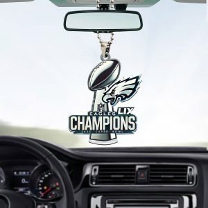 Philadelphia Eagles Custom Shape 1-sided Acrylic Car Ornament - MAITM 10056