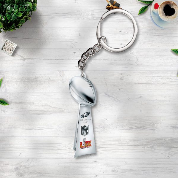 Philadelphia Eagles Custom Shape 2-sided Keychain - MAITM 10048