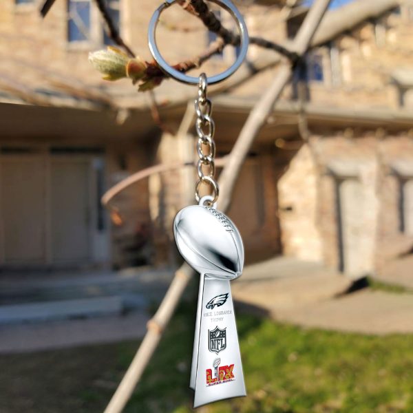 Philadelphia Eagles Custom Shape 2-sided Keychain - MAITM 10048