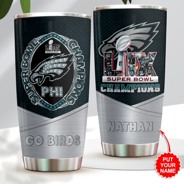 Personalized Philadelphia Eagles Tumbler Cup - HOATT 8576