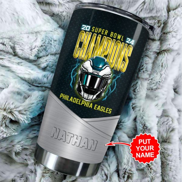 Personalized Philadelphia Eagles Tumbler Cup - HOATT 8886