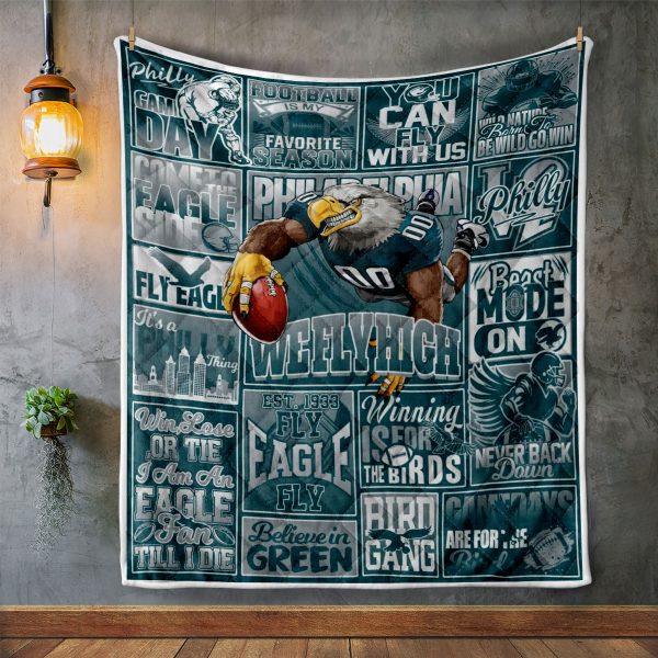 Philadelphia Eagles Quilt Blanket - HOATT 8352