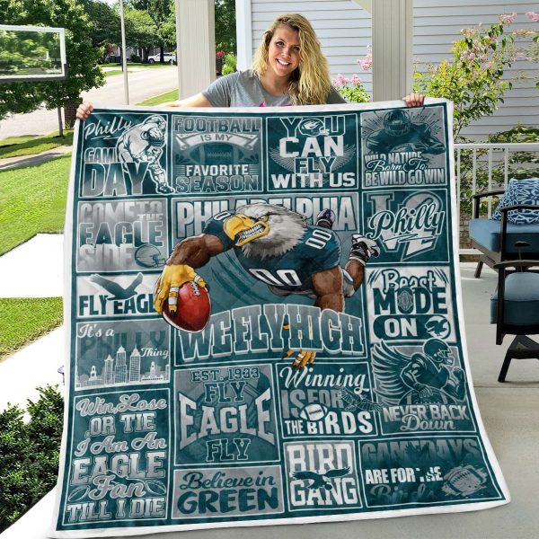 Philadelphia Eagles Quilt Blanket - HOATT 8352