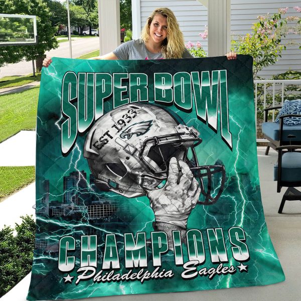 Philadelphia Eagles Quilt Blanket - HOATT 8705