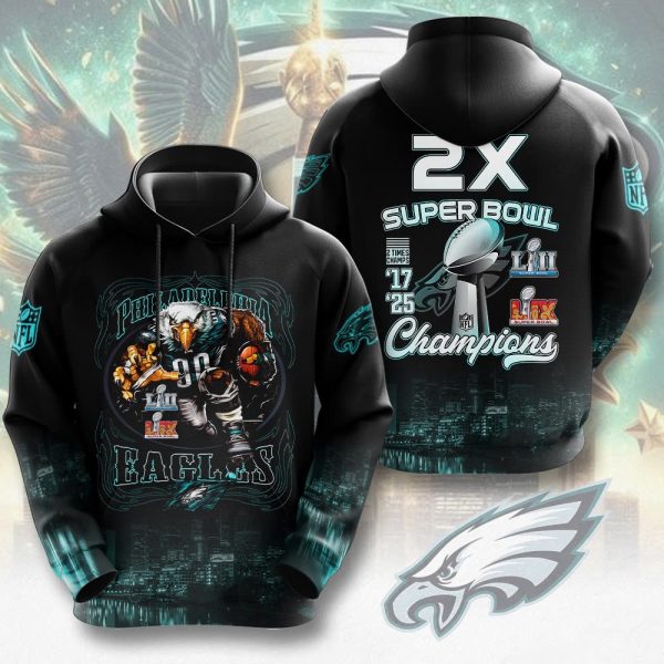 Philadelphia Eagles 3D Apparel - GNE NEW82